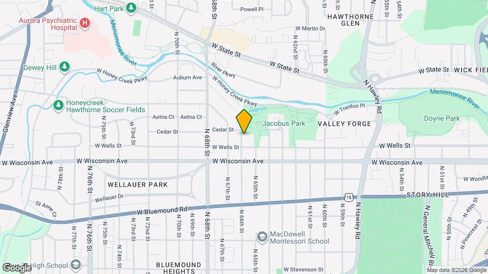 824 N 66th St Map and Location Details