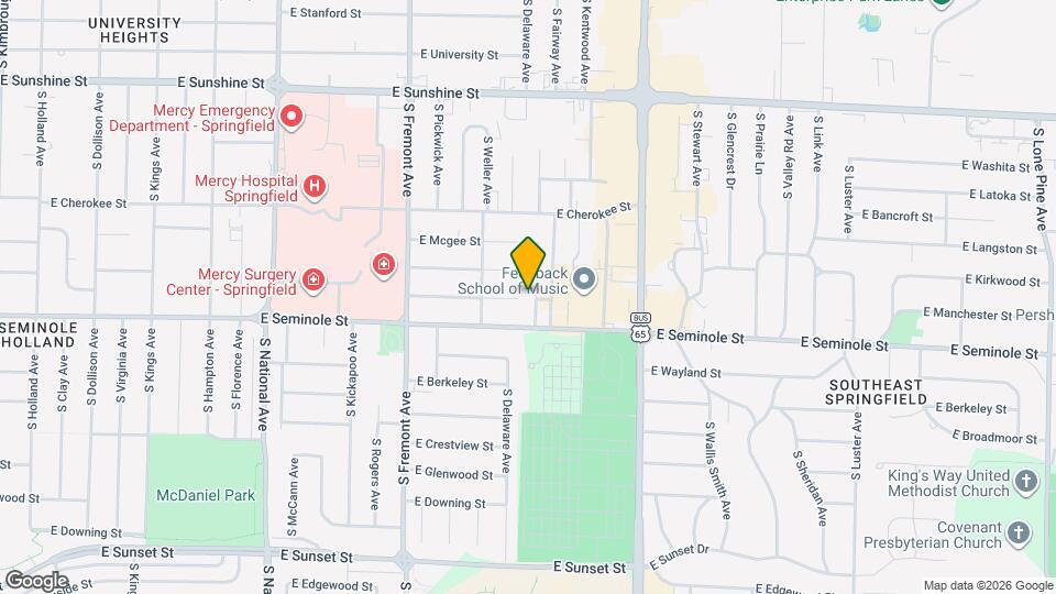 2129 S Delaware Ave Map and Location Details