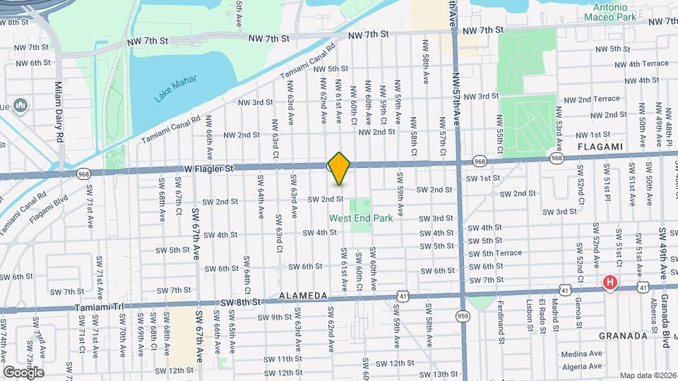 134 SW 61st Ave Map and Location Details