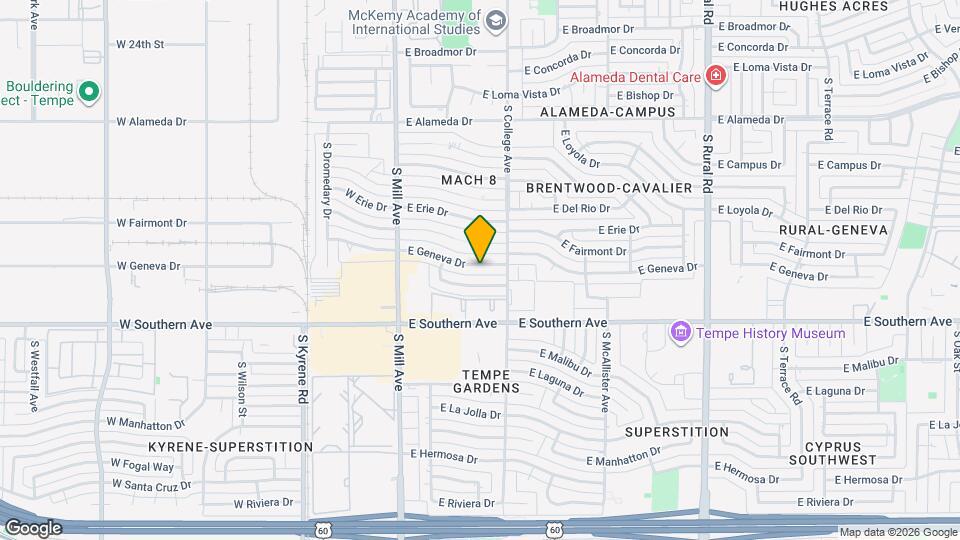 211 E Geneva Dr Map and Location Details