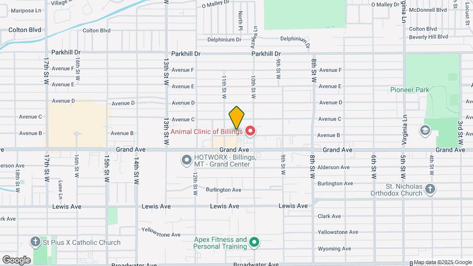 1029 Avenue B Map and Location Details