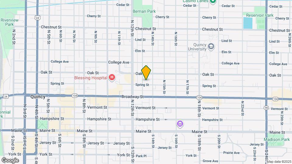 1307 Spring St Map and Location Details