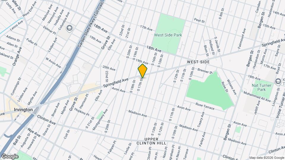 750 S 17th St Map and Location Details