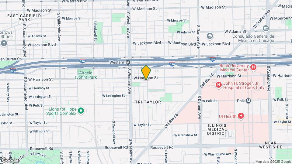 610 S Oakley Blvd Map and Location Details