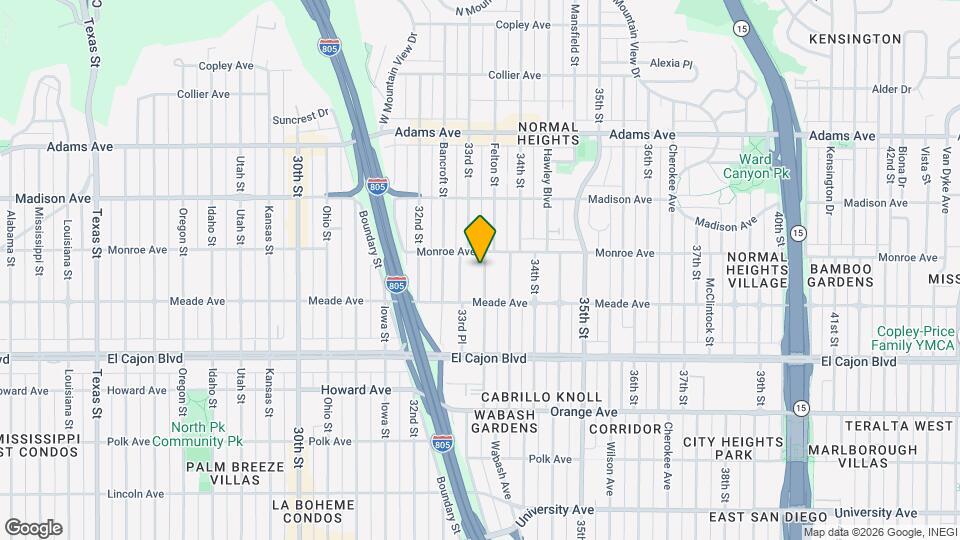 4464-4468 33rd St Map and Location Details