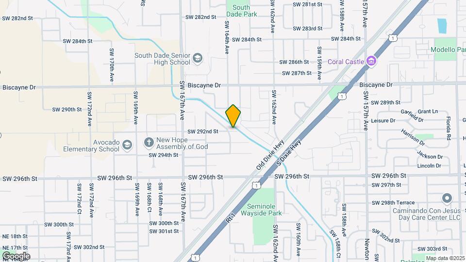 16275 SW 292nd St Map and Location Details