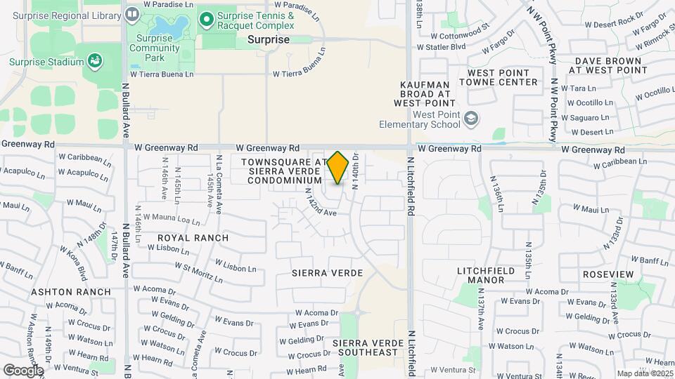 15164 N 140th Dr Map and Location Details