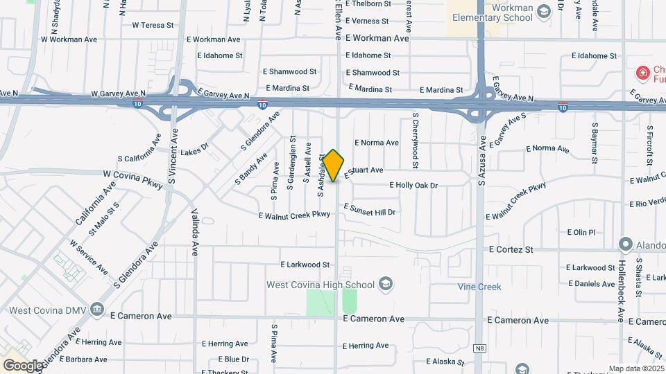 317 S Lark Ellen Ave Mapa y Detalles de la Ubicación