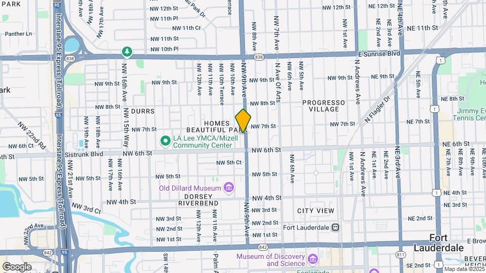 627 NW 9th Ave Map and Location Details