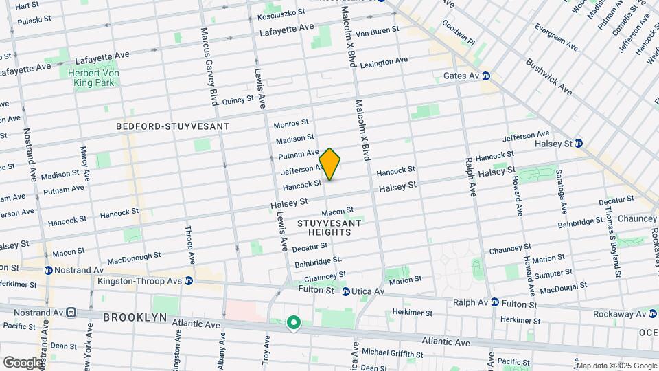 Stuyvesant AVENUE Map and Location Details