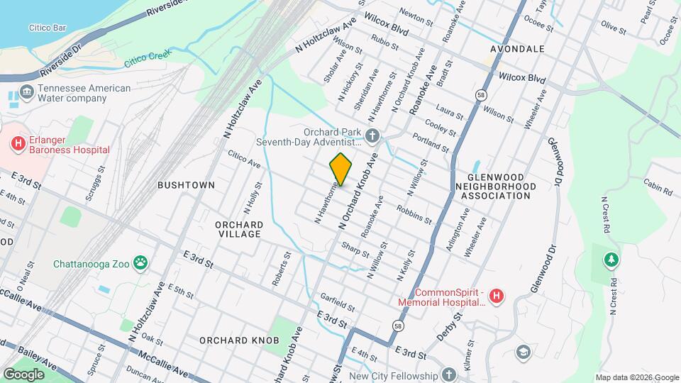 1842 Newell Ave Mapa y Detalles de la Ubicación