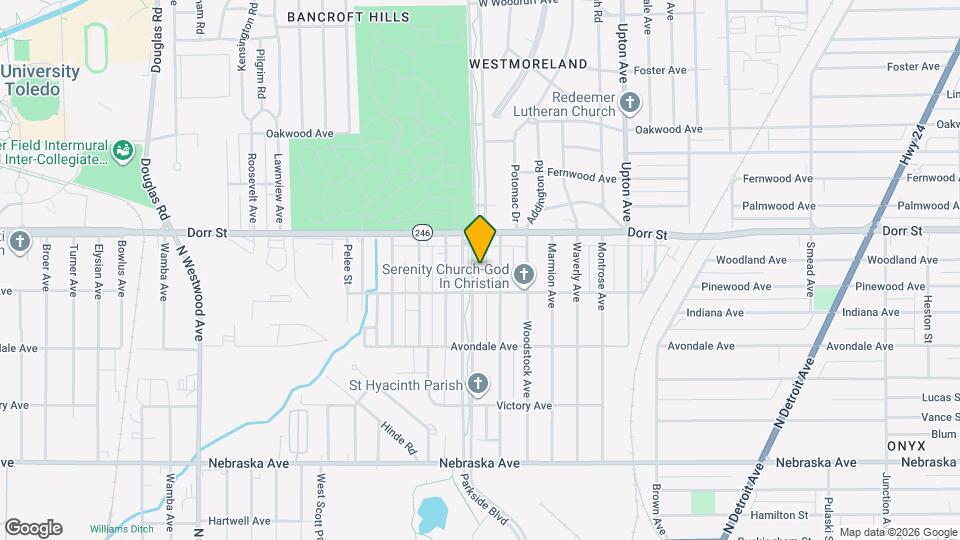 1124 Parkside Blvd Map and Location Details
