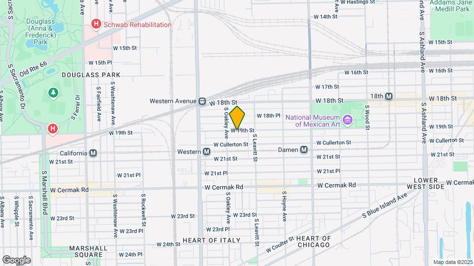 2239 W 19th St Map and Location Details