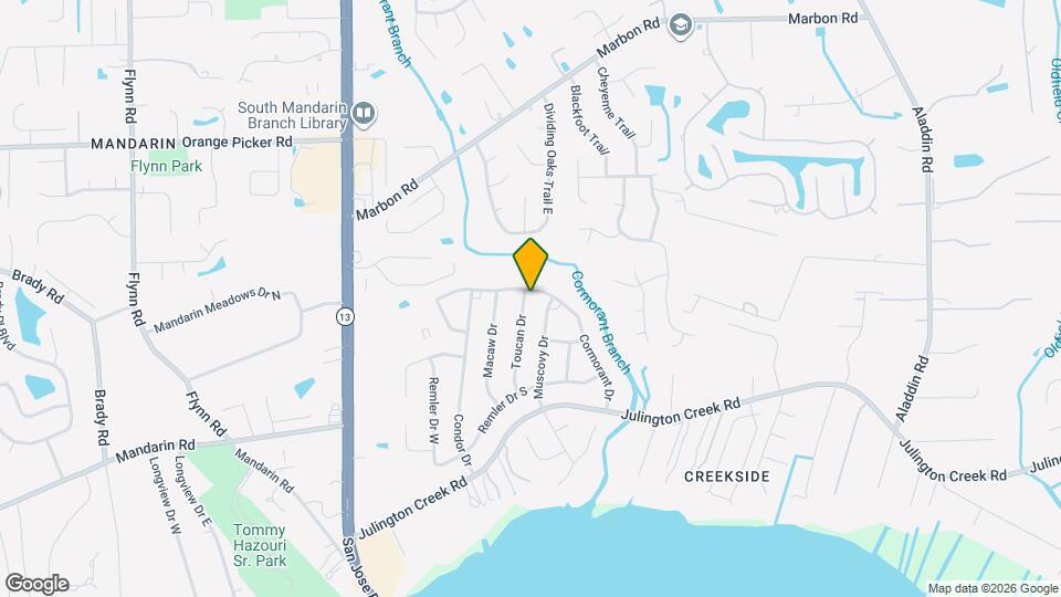 3318 Cormorant Dr Map and Location Details