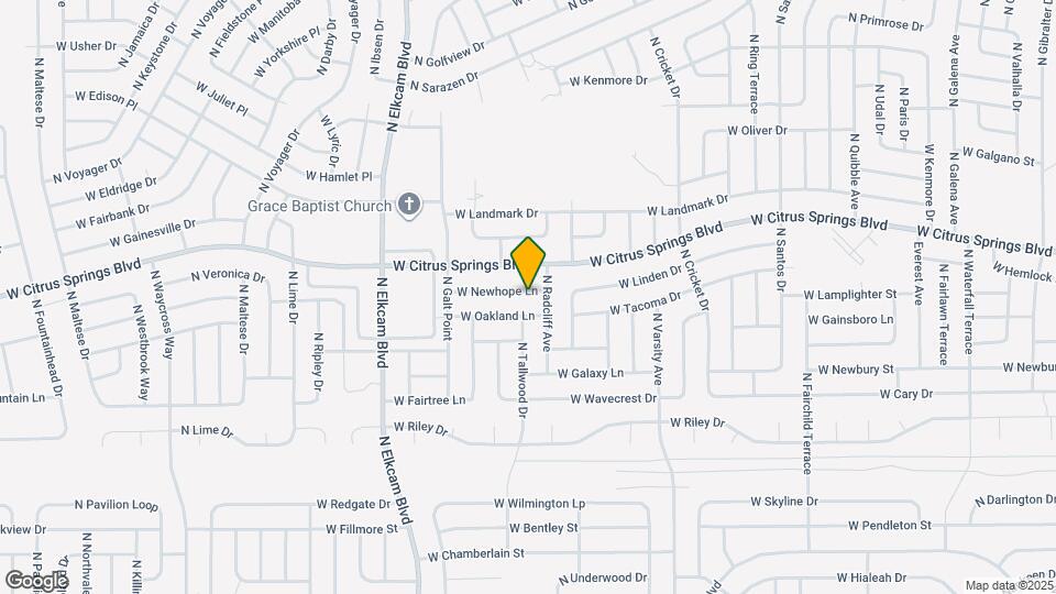 2332 W Newhope Ln Map and Location Details