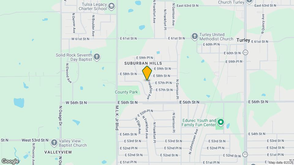 5724 N Frankfort Ave Map and Location Details
