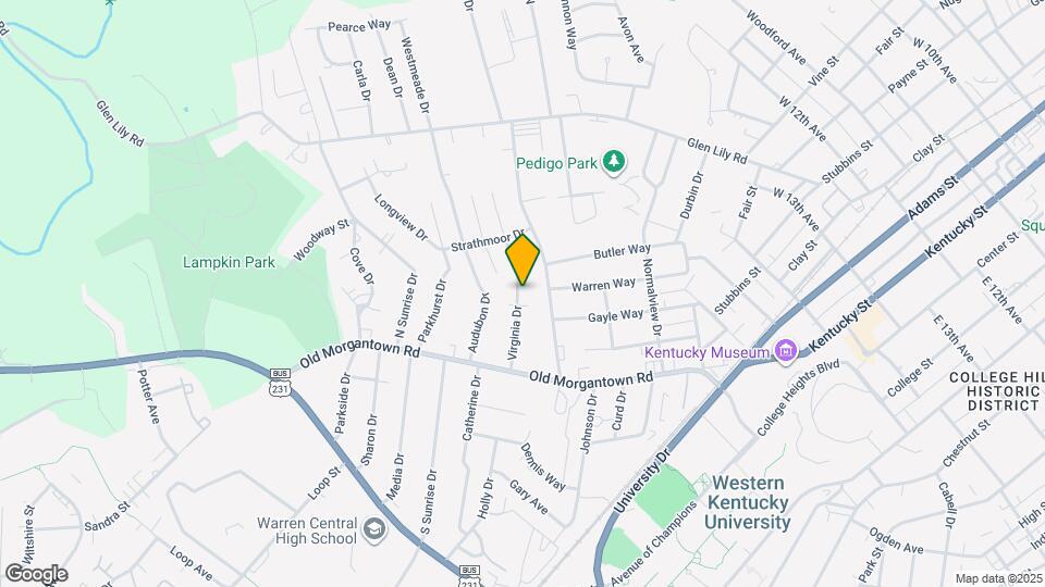 1540 Virginia Dr Map and Location Details