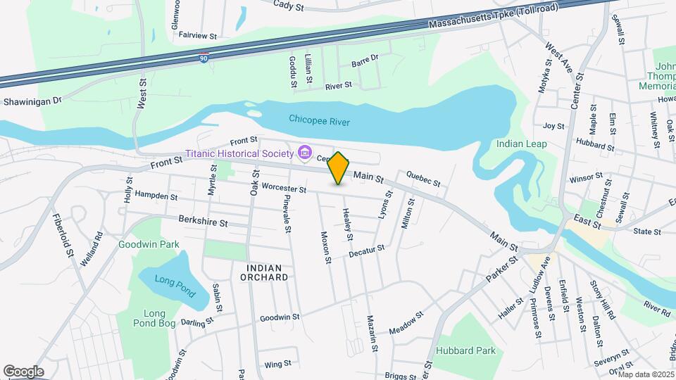 1370 Worcester St Mapa y Detalles de la Ubicación