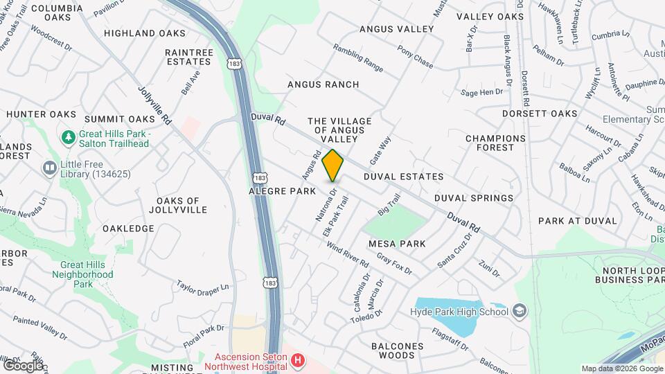 11704 Natrona Dr Map and Location Details