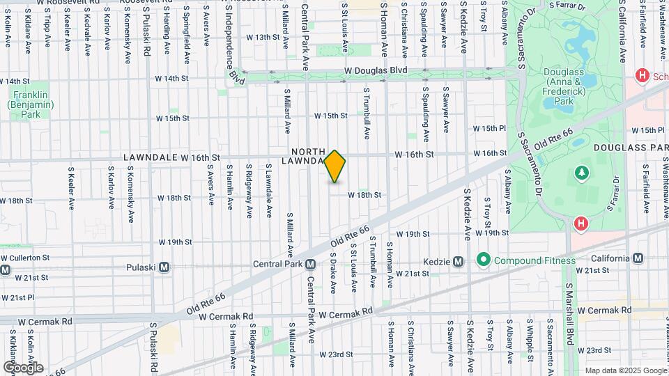 1651 S Drake Ave Map and Location Details