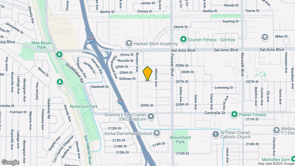 11630 207th St Map and Location Details