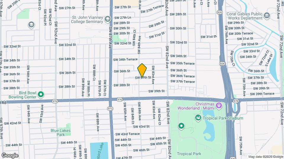 8366 SW 37th St Map and Location Details