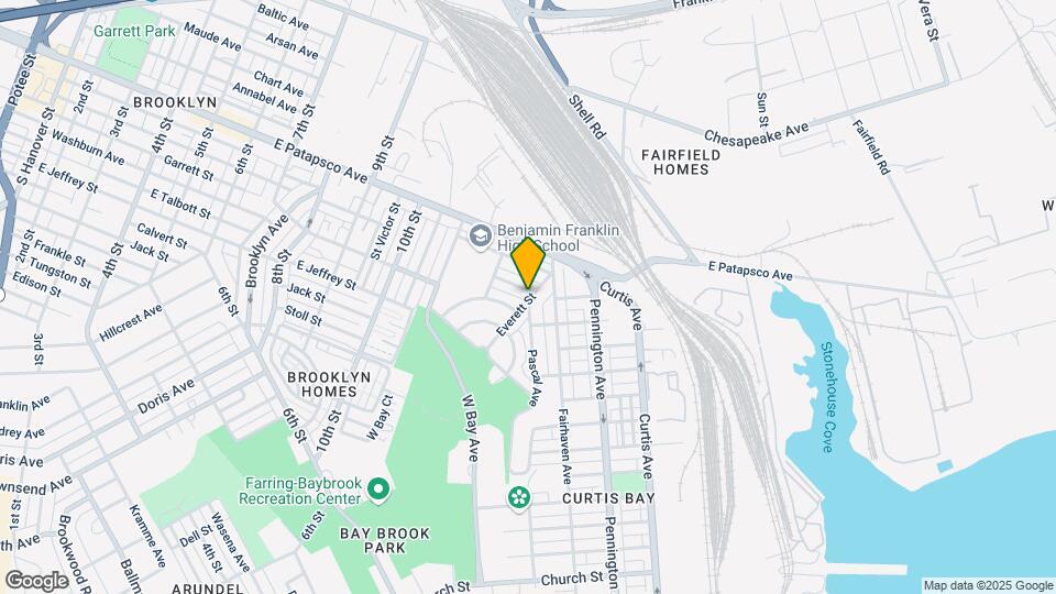 3626 Everett St Map and Location Details