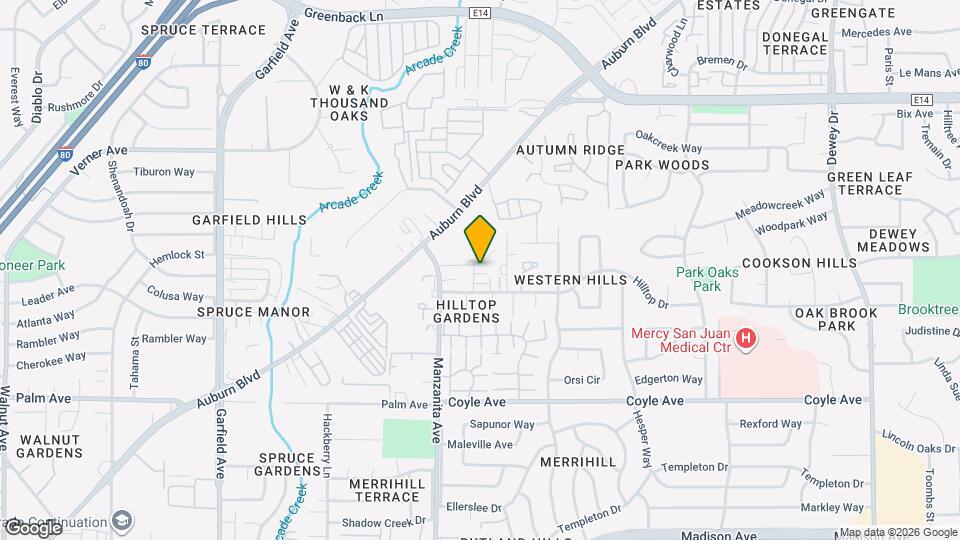 5872 Alorn Ln Map and Location Details