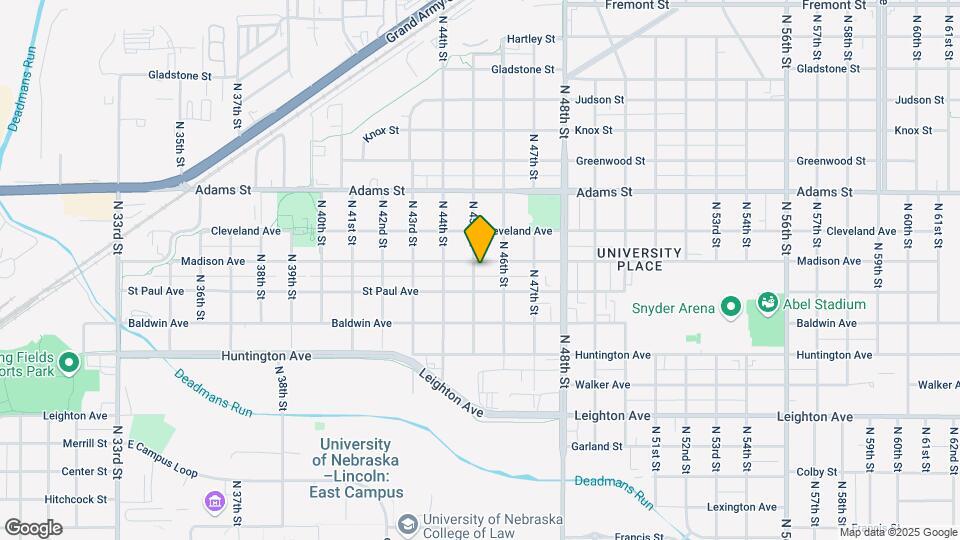 4501 Madison Ave Map and Location Details