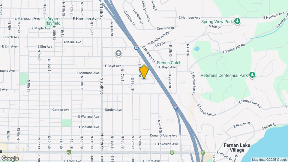 1907 E St Maries Ave Map and Location Details