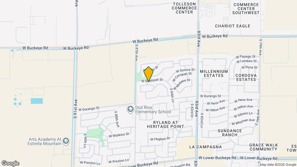 8612 W Mohave St Map and Location Details