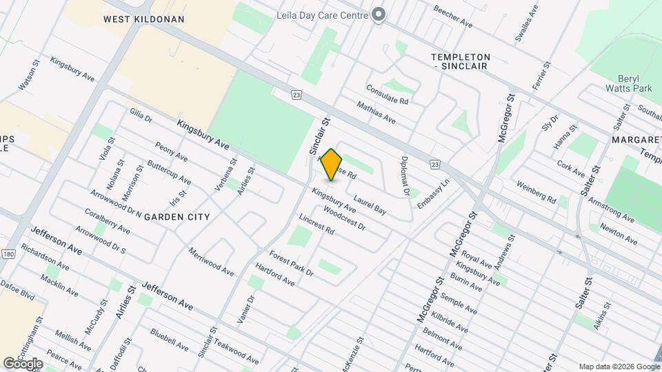 645 Kingsbury Ave Map and Location Details