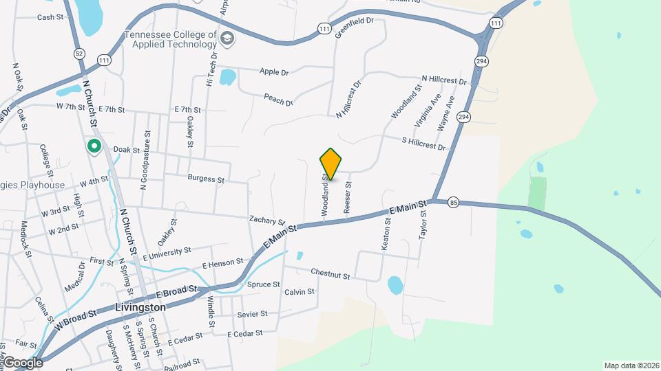 125 Woodland St Map and Location Details