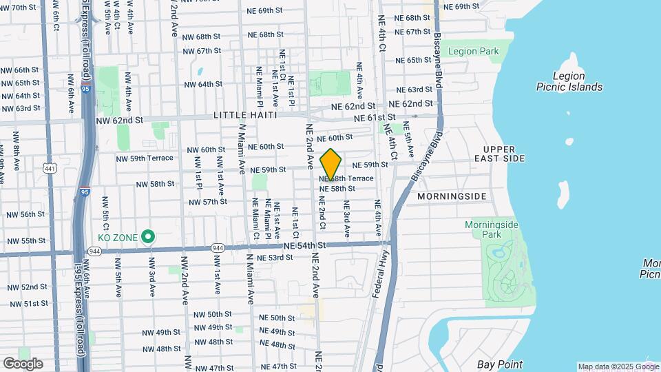 245-253 NE 58th St Mapa y Detalles de la Ubicación