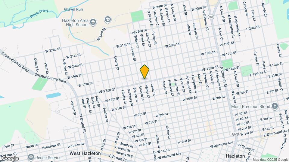 825 W 15th St Map and Location Details