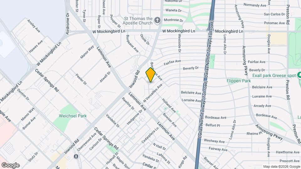 3704 W Beverly Dr Map and Location Details