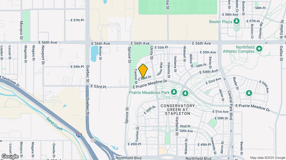 7996 E 53rd Dr Map and Location Details