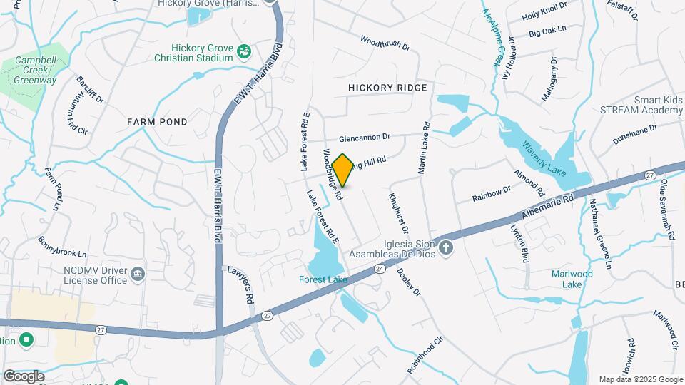 6038 Woodbridge Rd Map and Location Details