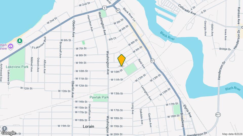 800 W 10th St Map and Location Details