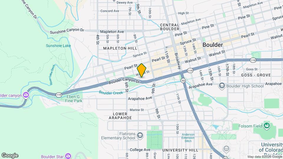 812 Walnut St Map and Location Details