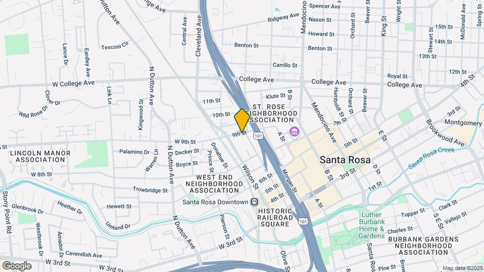 128 9th St Map and Location Details