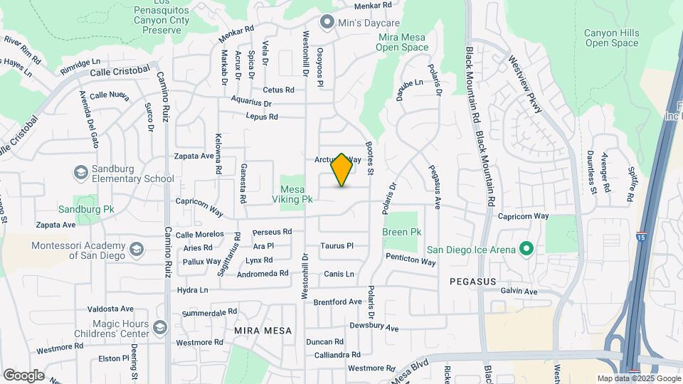 8855 Centaurus Way Map and Location Details