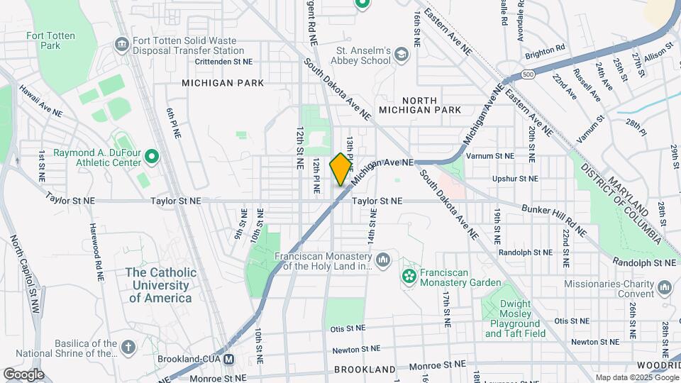 1316 Michigan Ave NE Map and Location Details