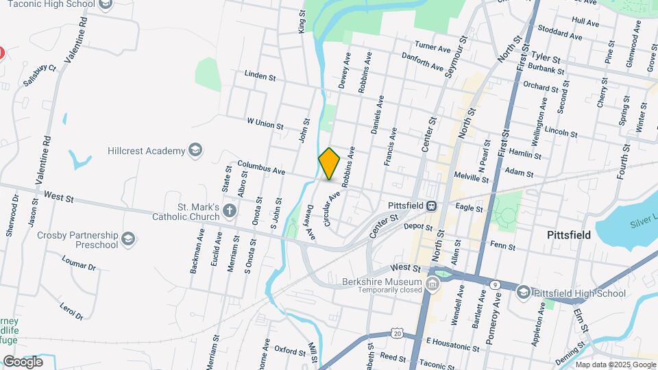 287 Columbus Ave, Unit 1st Floor Map and Location Details