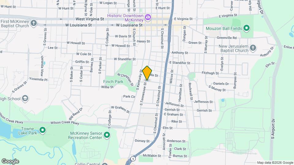 801 S Tennessee St Map and Location Details