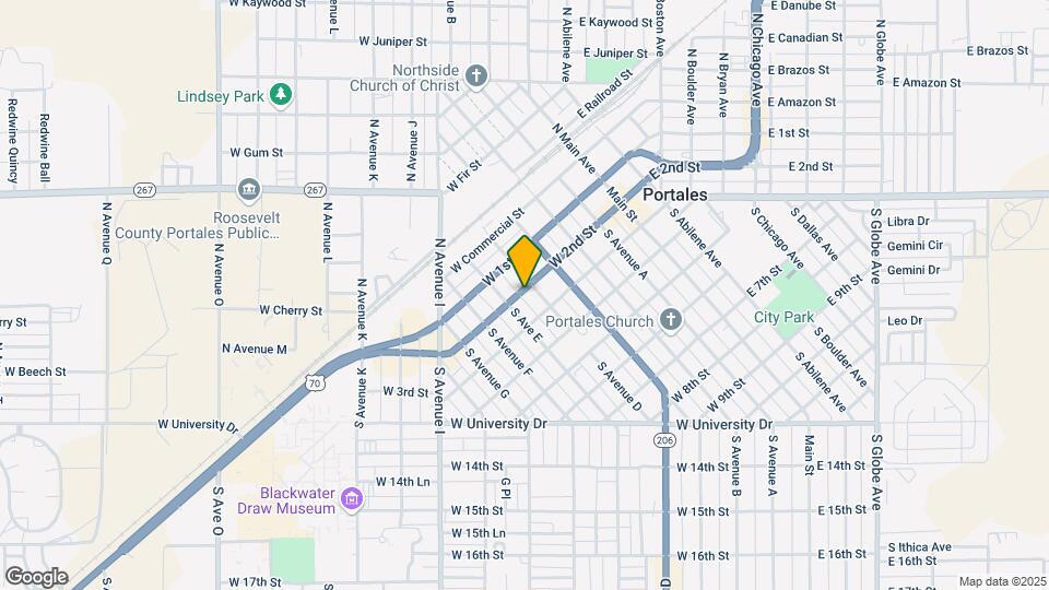 509 W 2nd St Map and Location Details