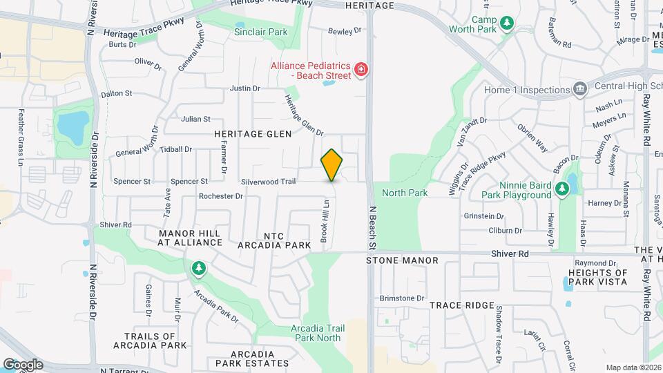 4344 Silverwood Trail Map and Location Details