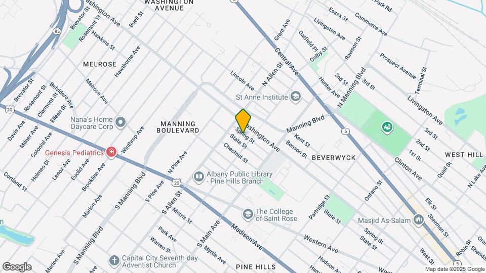 442 Spring St Map and Location Details
