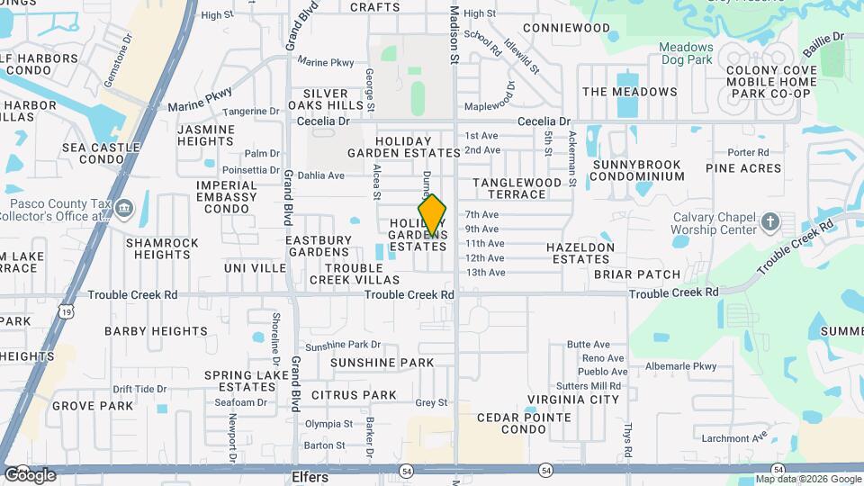 4624 Durney St Map and Location Details