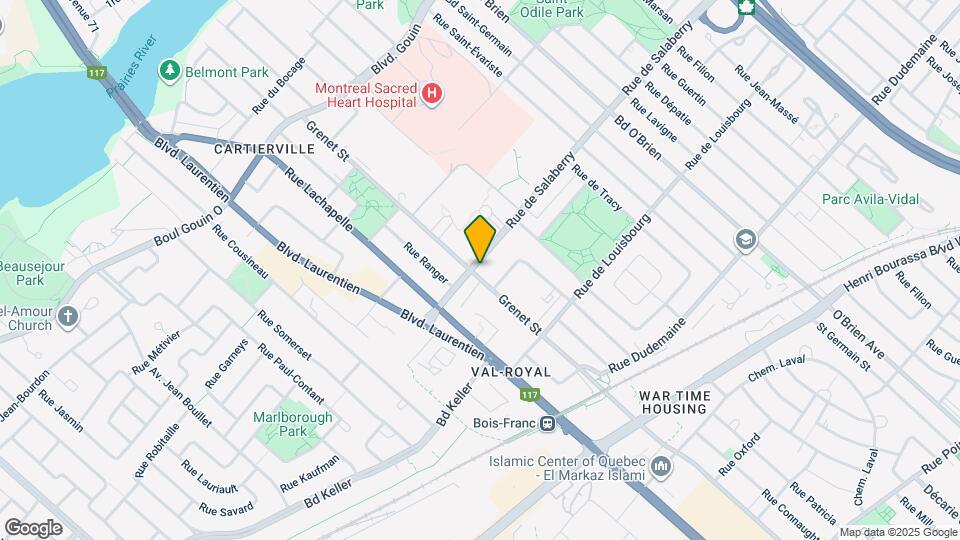 5740 De Salaberry Rue Map and Location Details